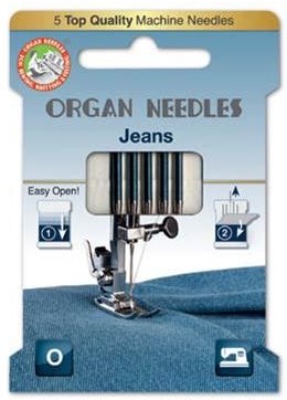 Organ 130/705H - Jeans ECO pack 5 Assorted size